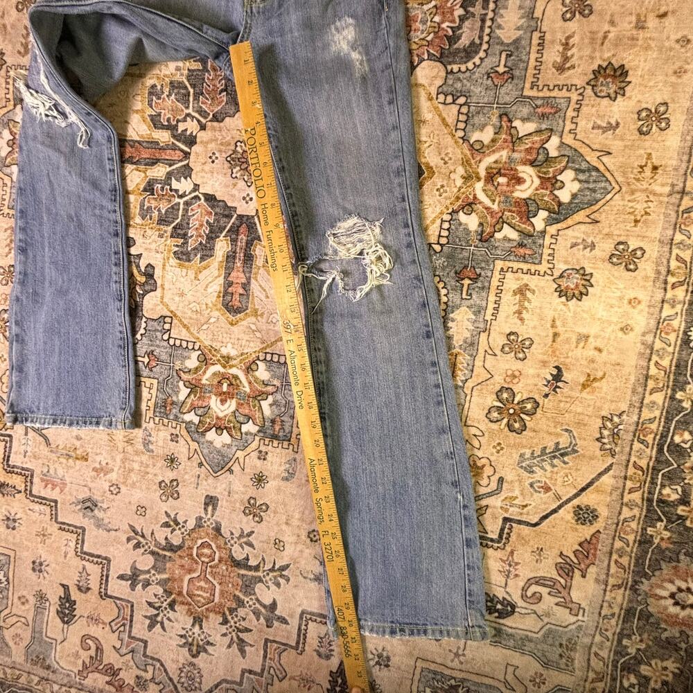Vintage early 2000s Anoname low rise flare light wash Jeans Y2K size 24 Bootcut - Picture 12 of 14